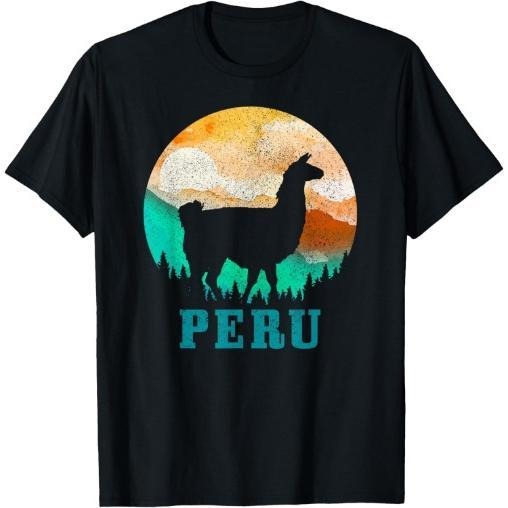 Peru Llama Alpaca Peruvian Roots Pride Vintage Peru T-Shirt Made in USA Hoodie, Sweatshirt | UrbanDripWear.com