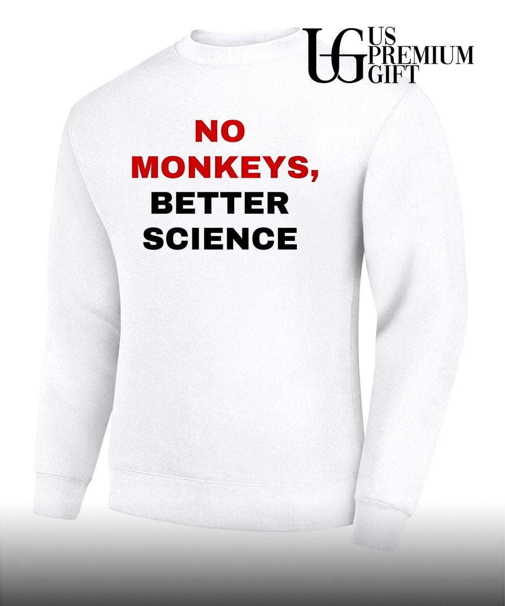 Peta No Monkeys Better Science shirt