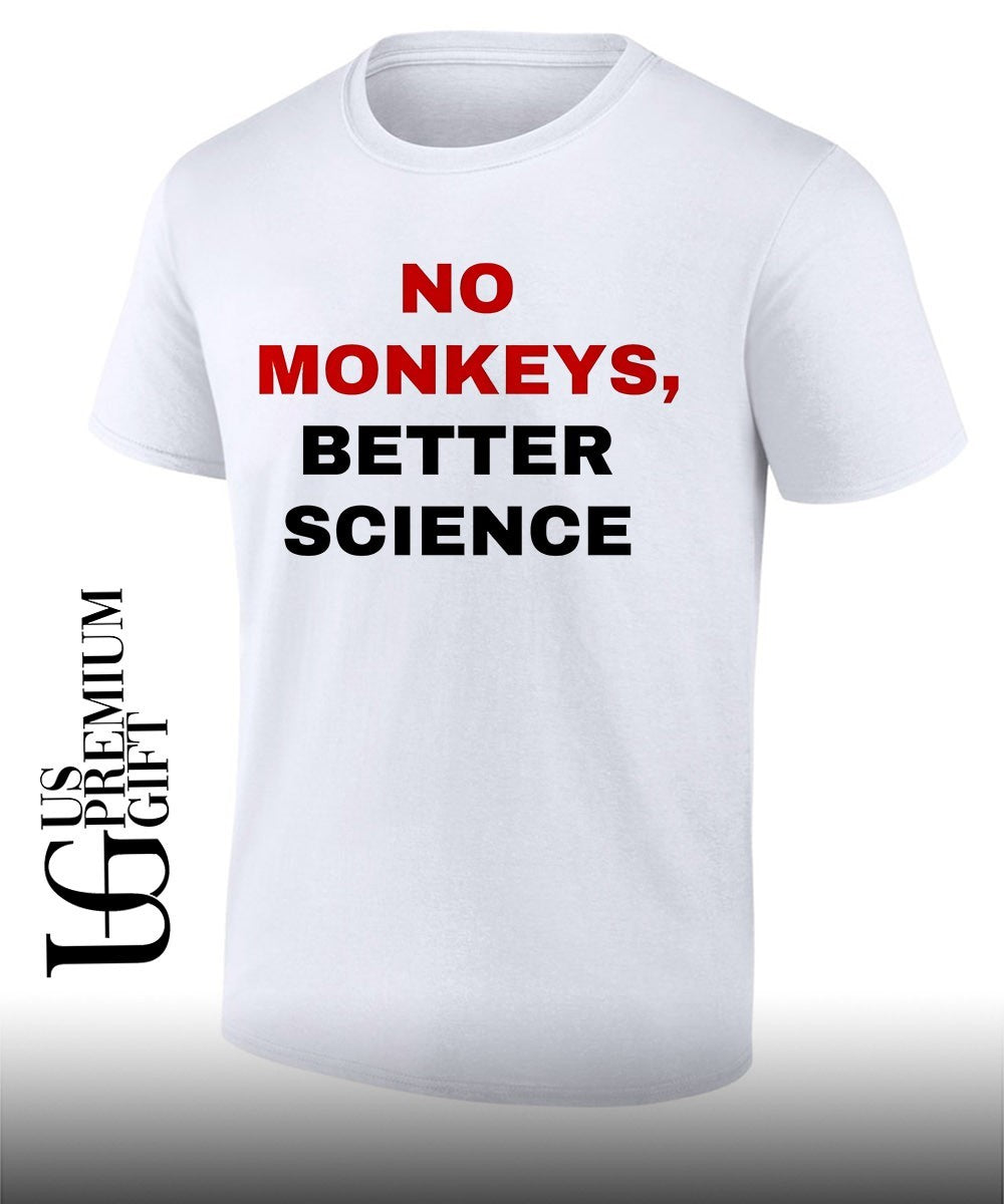 Peta No Monkeys Better Science shirt