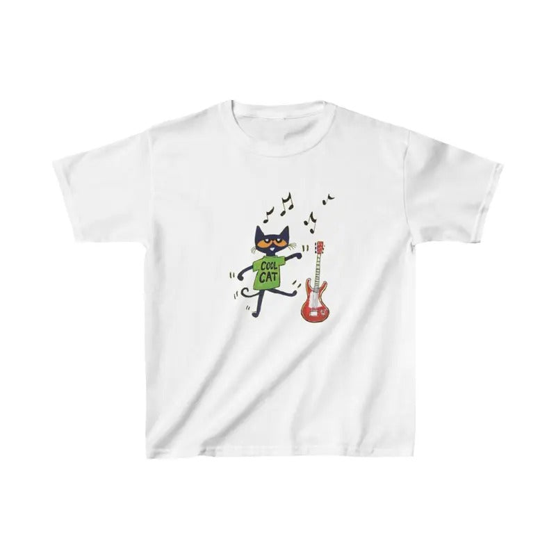Pete the Cat Paying Guitar Shirt, Music Lover Tee, Fun Graphic Guita Hoodie, Sweatshirt | UrbanDripWear.com
