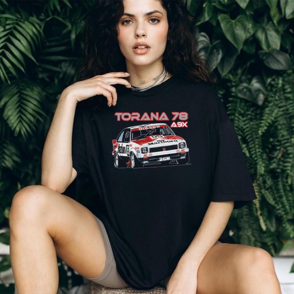 Peter Brock Torana 78 A9X HDT Marlboro Livery Race Car T Shirt