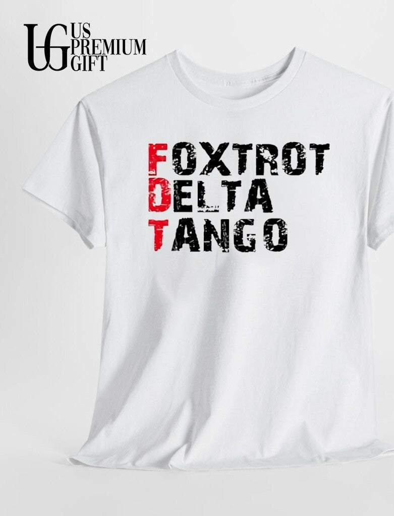 Peter Shankman Foxtrot Delta Tango shirt