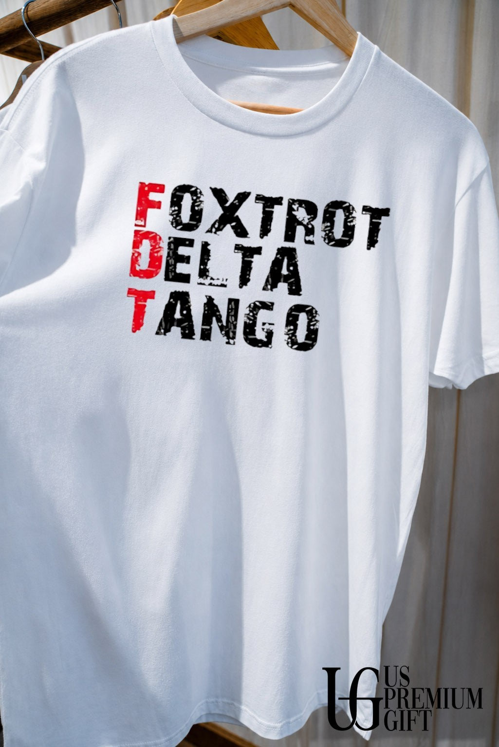 Peter Shankman Foxtrot Delta Tango shirt