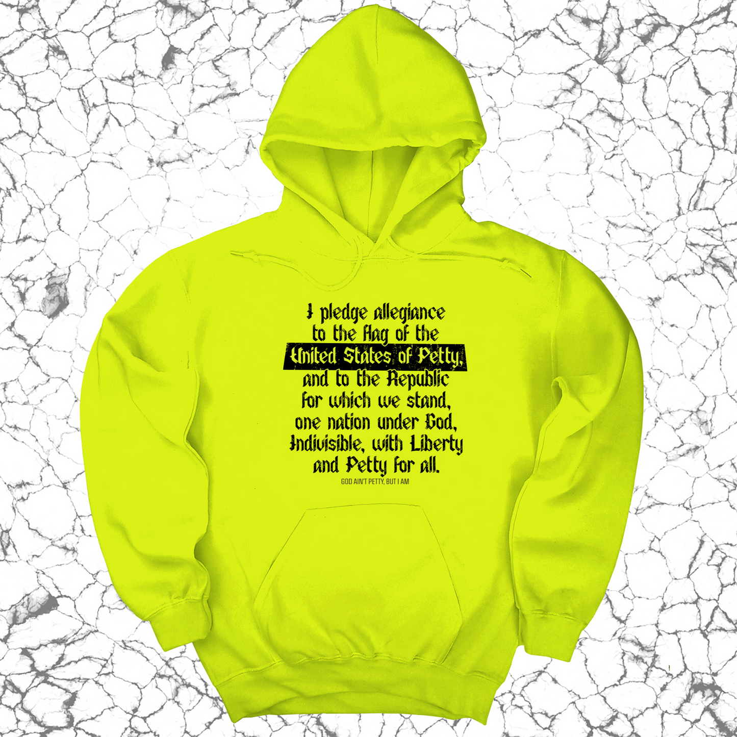 Petty Pledge Unisex Hoodie