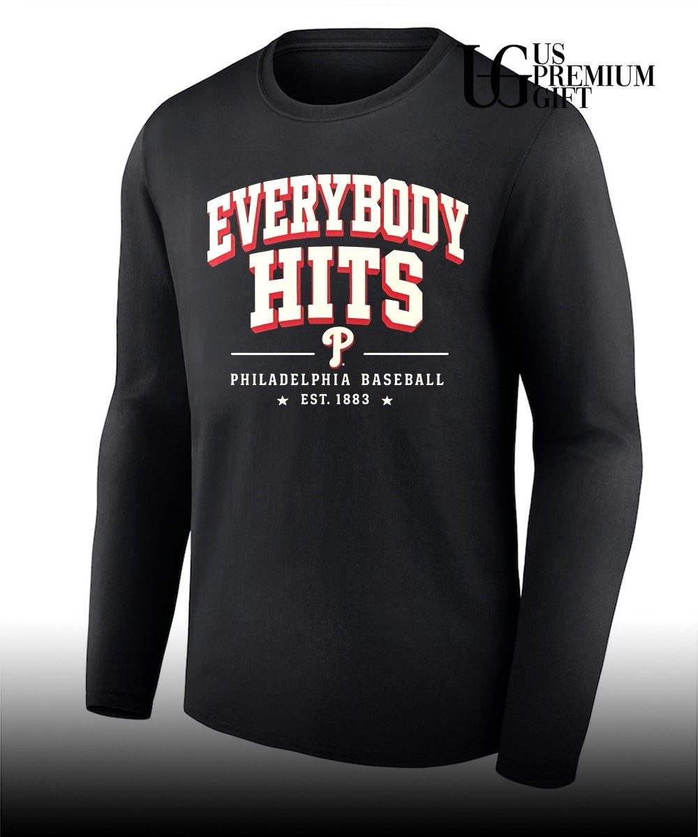 Philadelphia Baseball Everybody Hits Phillies Est 1883 shirt