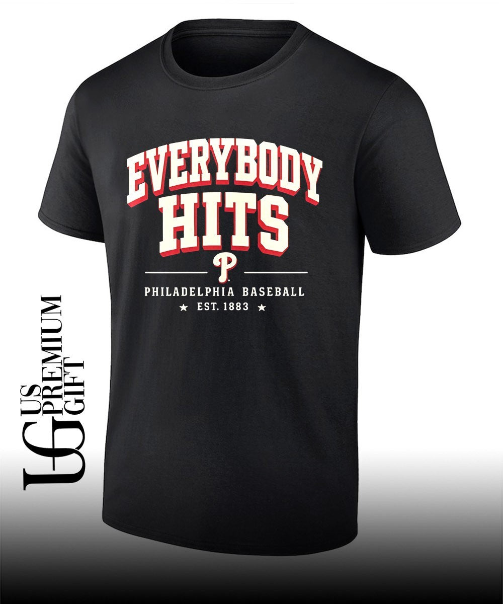 Philadelphia Baseball Everybody Hits Phillies Est 1883 shirt