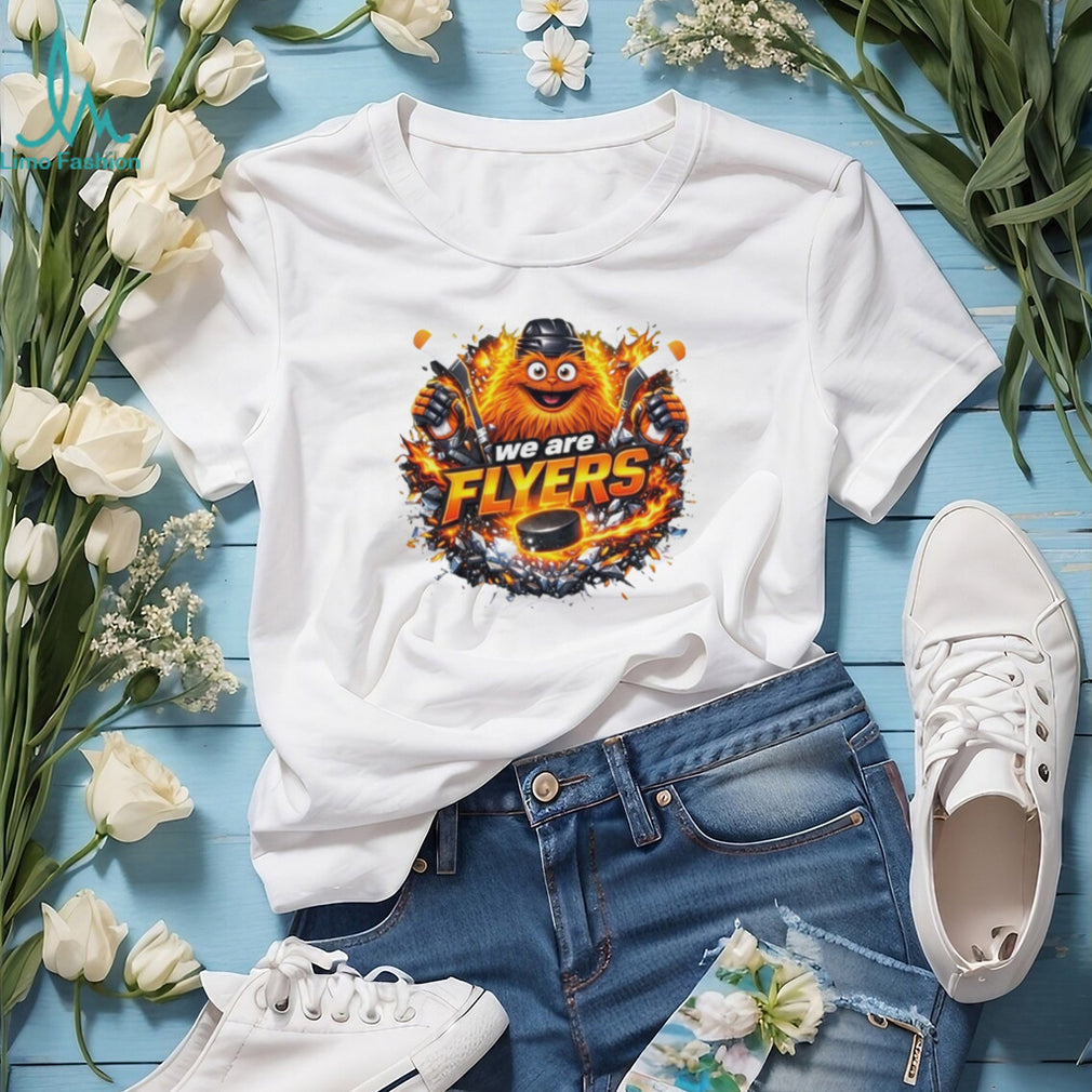 Philadelphia Flyers Gritty Mascot We Are Flyers Hockey Fan Retro Men Women T Shirt