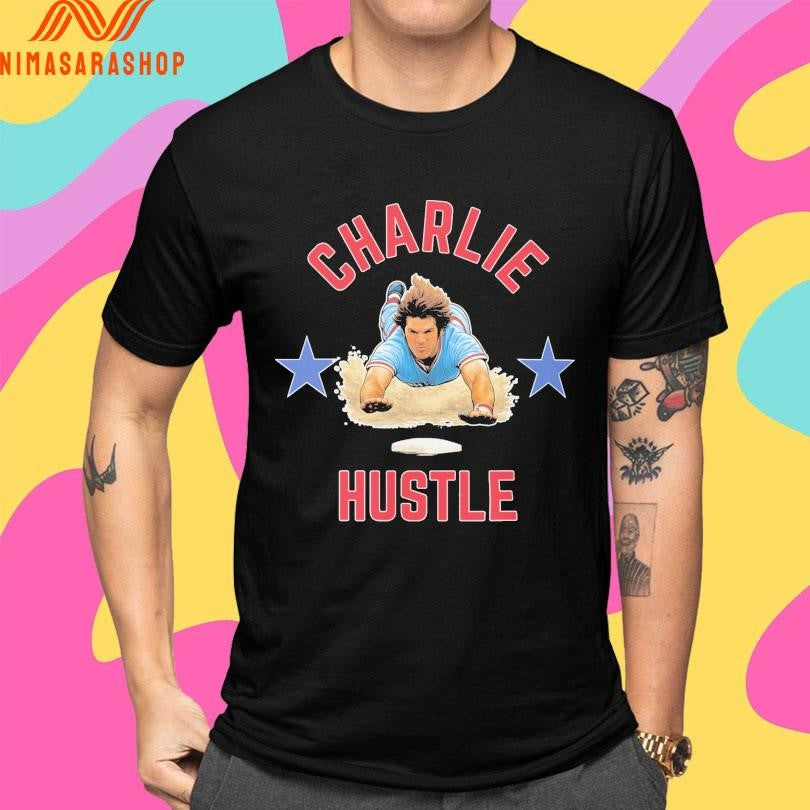 Philadelphia Phillies Charlie Hustle Pete Rose Baseball Shirts
