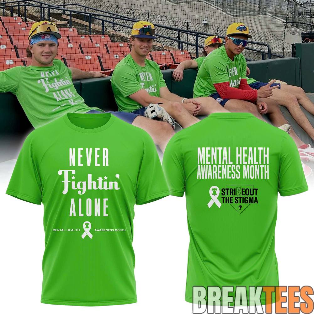 Philadelphia Phillies Mental Health Awareness Month T-Shirt
