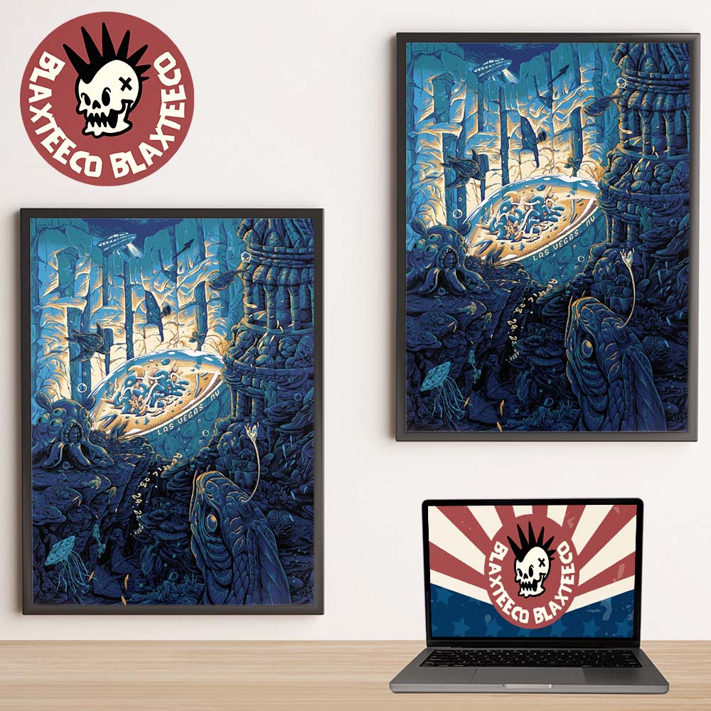 Phish Live At Sphere Las Vegas 2026 Second Weekend 2 LE Gig Poster For April 23 24 And 25 2026 Home Decor Poster Canvas