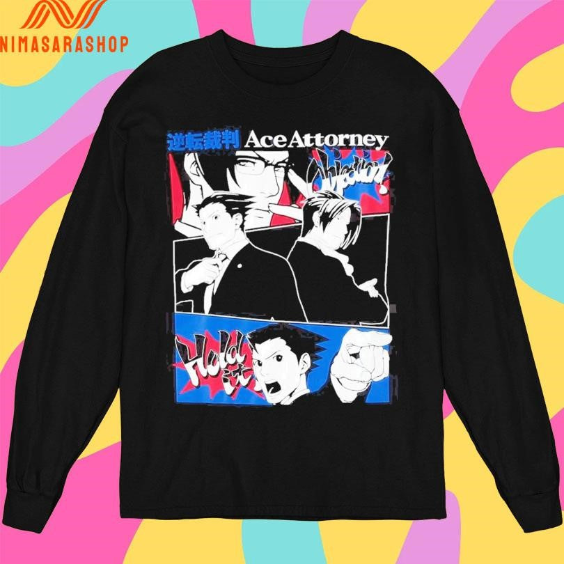 Phoenix Wright Ace Attorney Duo Panels Shirts