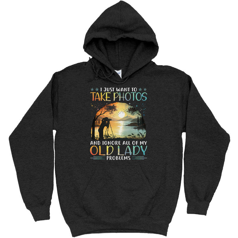 Photographing Old Lady Problems T-Shirt PSA022