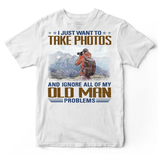 Photographing Old Man Problems T-Shirt EWA098