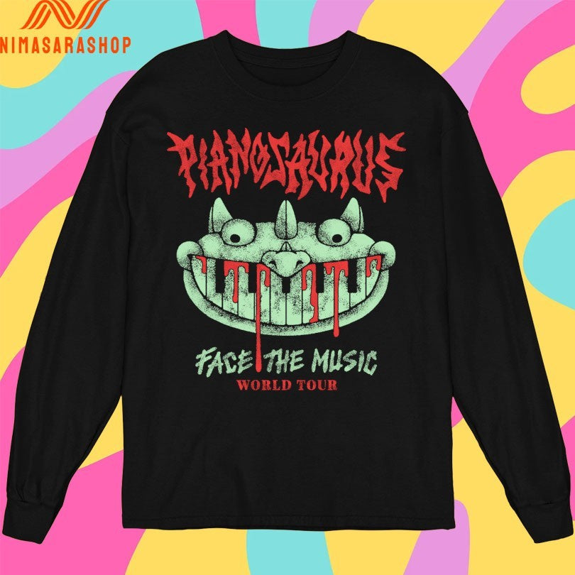 Pianosaurus Face The Music World Tour Shirts