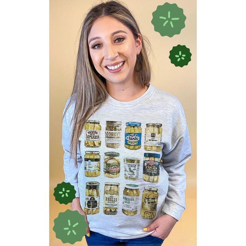 Pickle Obsessed Graphic Sweatshirt T-Shirts, Hoodie | UrbanDripWear.com
