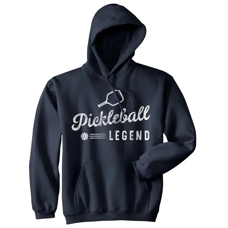 Pickleball Legend Unisex Hoodie Funny Pickle Ball Super Star Hooded Sweatshirt Funny Hoodies Pickle Ball Hoodie Funny...