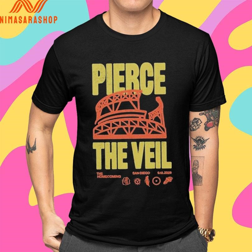 Pierce The Veil Homecoming Petco Park Shirts