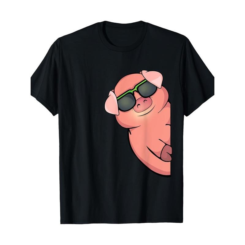 Pig Lover Women Men Swine Farm Animals Pet Pig T-Shirt-100% Cotton - 220g made in usa Hoodie, Sweatshirt | UrbanDripWear.com