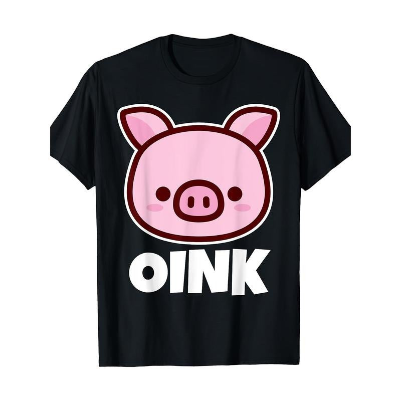 Pig Shirt Pig Lover T-Shirt-100% Cotton - 220g made in usa Hoodie, Sweatshirt | UrbanDripWear.com