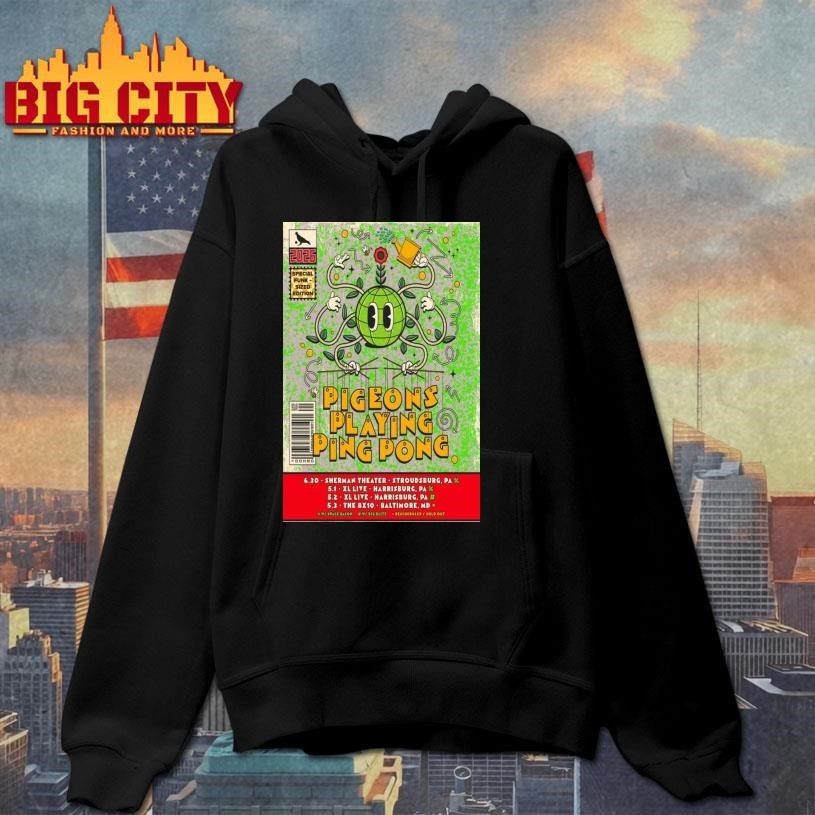 Pigeons Playing Ping Pong Pennsylvania Tour 2026 Poster Shirt