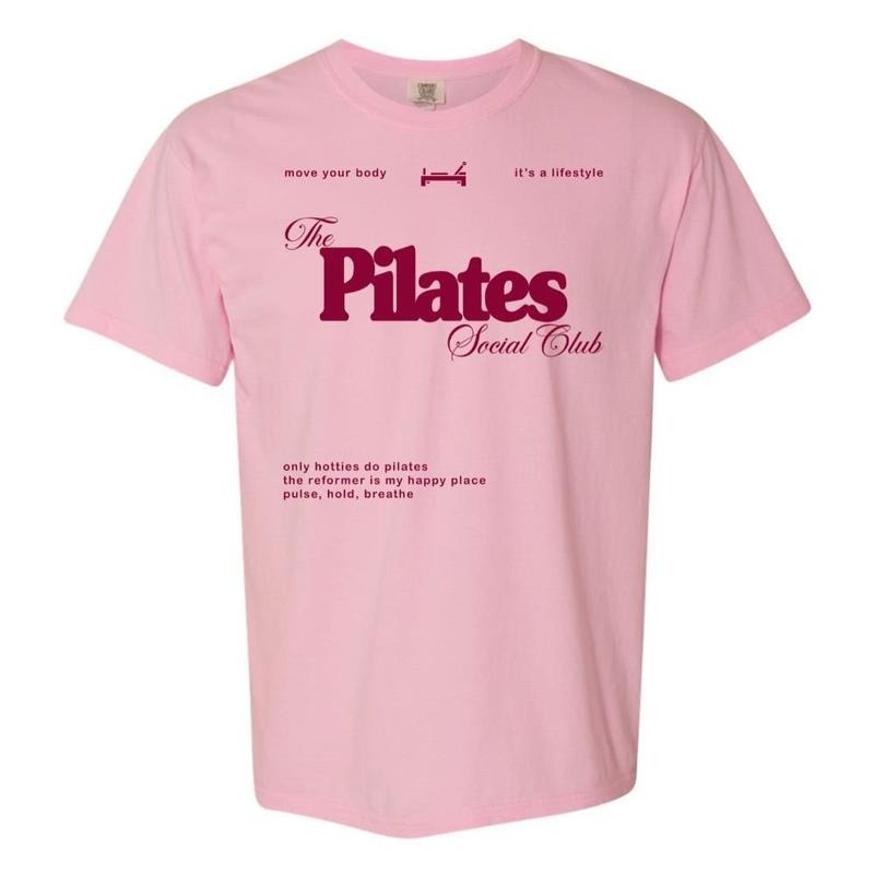 'Pilates Social Club' T-Shirt Hoodie, Sweatshirt | UrbanDripWear.com