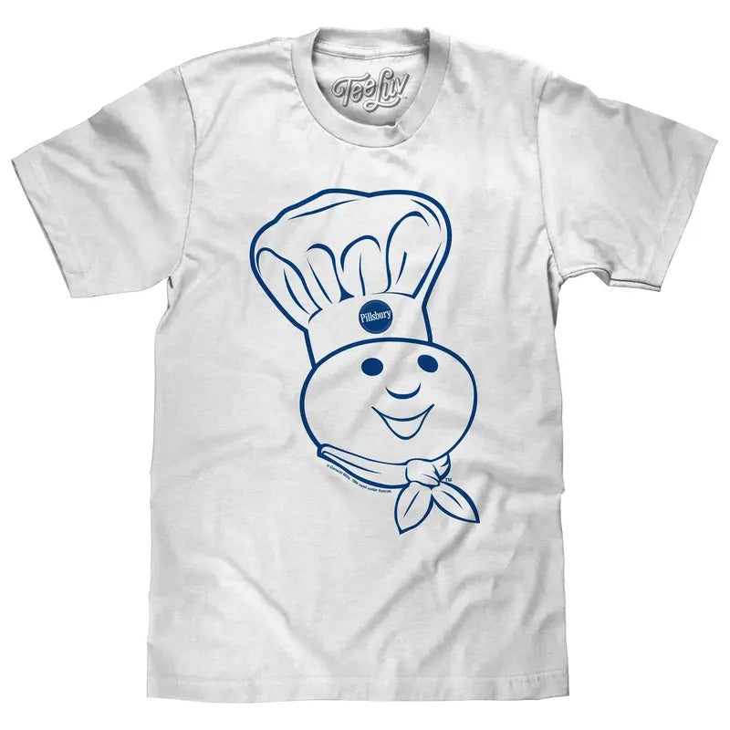 Pillsbury Doughboy Poppin' Fresh T-Shirt - White Hoodie, Sweatshirt | UrbanDripWear.com