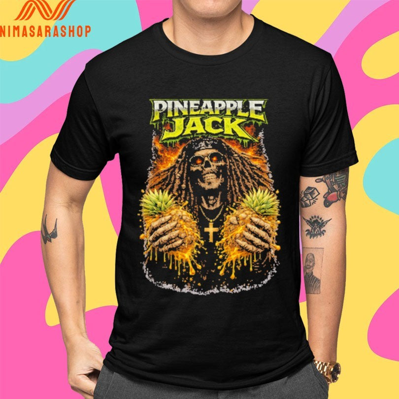 Pineapple Jack Skeleton Crush Shirts