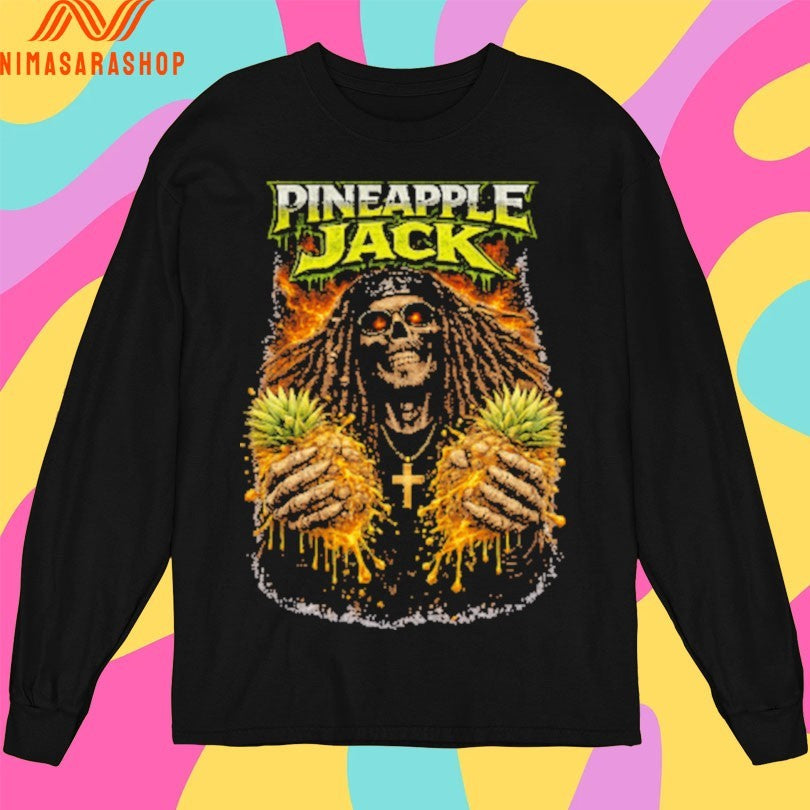 Pineapple Jack Skeleton Crush Shirts