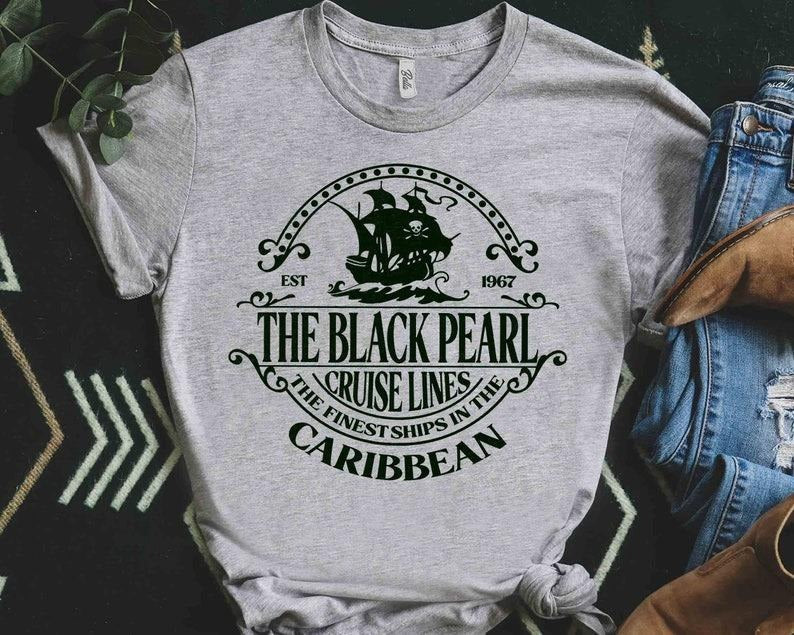 Pirates of the Caribbean Black Pearl Cruise Lines Shirt Hoodie, Sweatshirt | UrbanDripWear.com