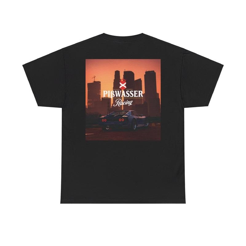 Piswasser Racing Vintage Tee - Men's Cotton Streetwear Gta Tshirt Hoodie, Sweatshirt | UrbanDripWear.com