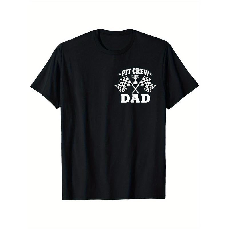 Pit Crew Dad Racing Graphic Men's T-Shirt