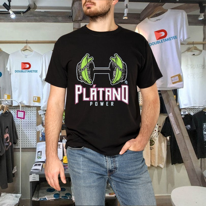 Plátano Power Dumbbell Banana Shirts
