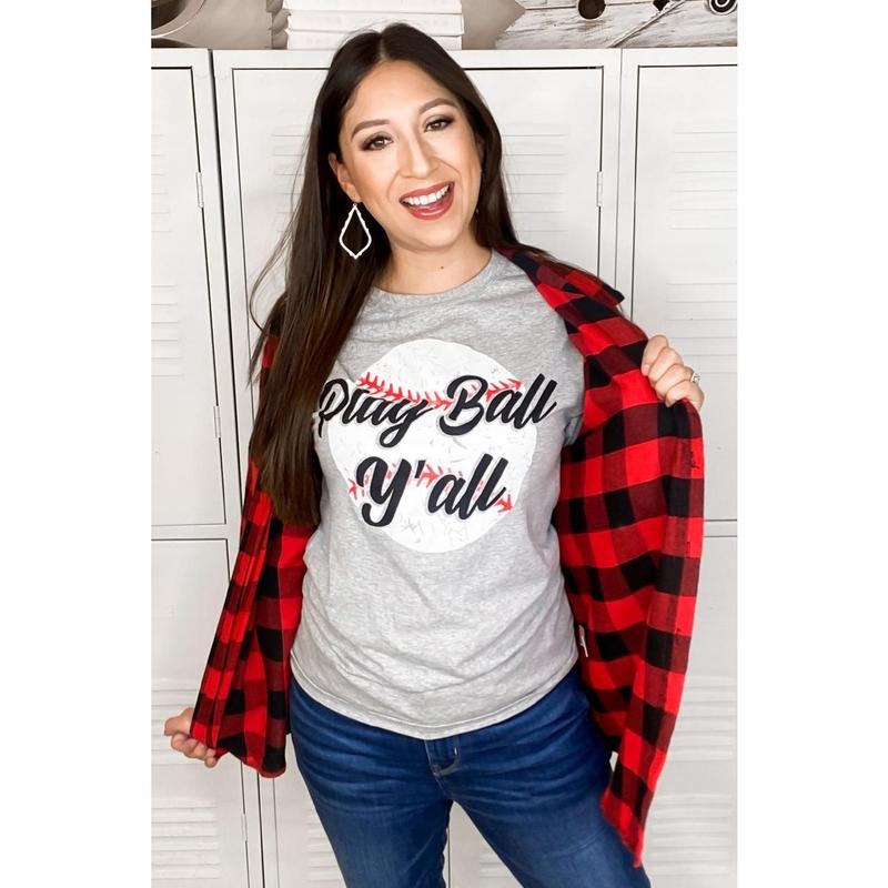 Play Ball Y'all Baseball T-Shirt Hoodie, Sweatshirt | UrbanDripWear.com