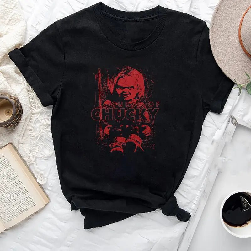 Play Horror T-Shirt, Play Movie Poster T Shirt, 90s Movie Chucky Shirt, Gift for Her, Gift for Him, Chucky Halloween...