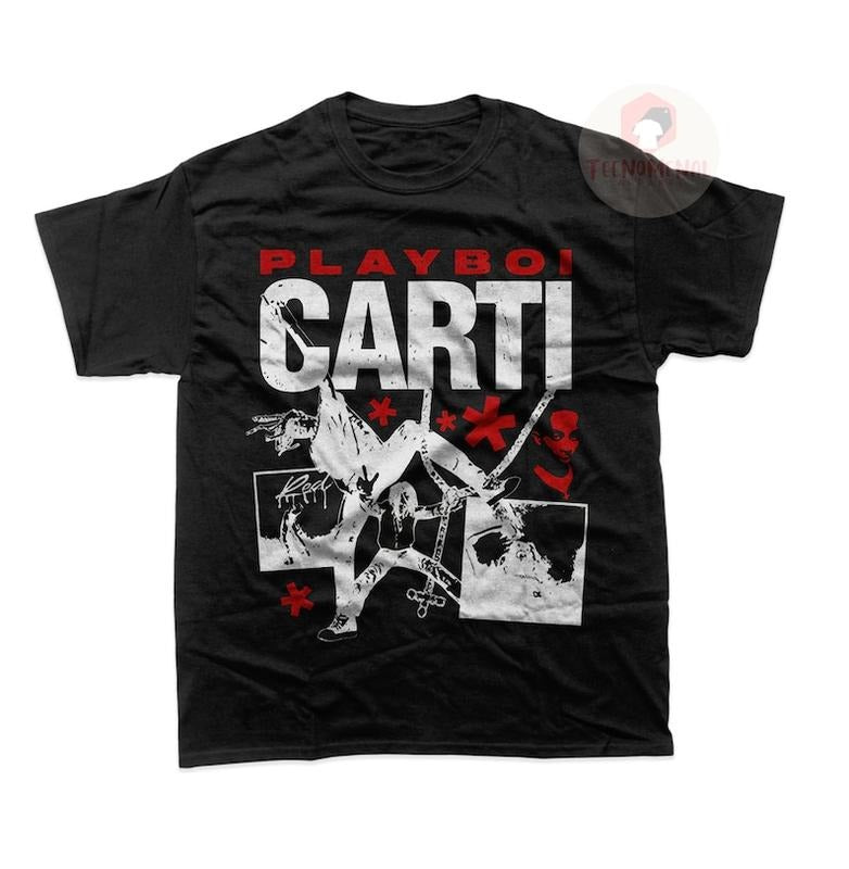 Playboi Carti Unisex T-Shirt - Whole Lotta Red Album -Rap Music Poster (only Black) Hoodie, Sweatshirt | UrbanDripWear.com
