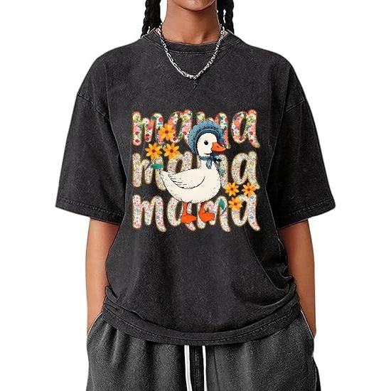 Playful Retro - inspired Washed T