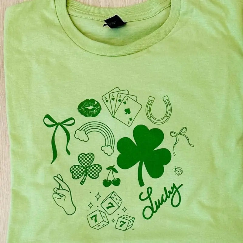 'Please, Let Me Be Lucky' T-Shirt, St. Patrick's Day Hoodie, Sweatshirt | UrbanDripWear.com