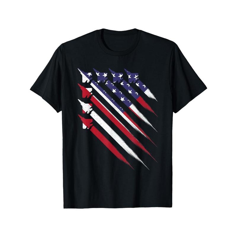Plus Size Women's Patriotic 4th of July T-Shirt