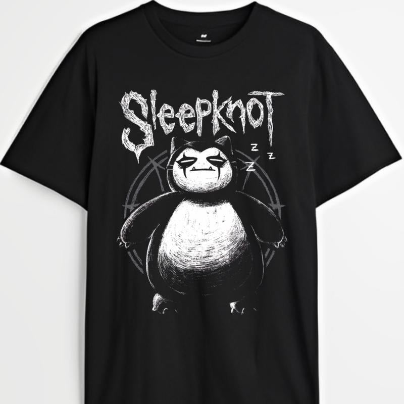 Pocket Monsters Anime T-shirt & Sweatshirt, Snorlax Sleepknot Graphic Tee, Anime & Manga Gifts Hoodie | UrbanDripWear.com