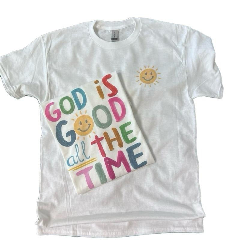Pocket Print - God Is Good All The Time - Christian Shirt Hoodie, Sweatshirt | UrbanDripWear.com