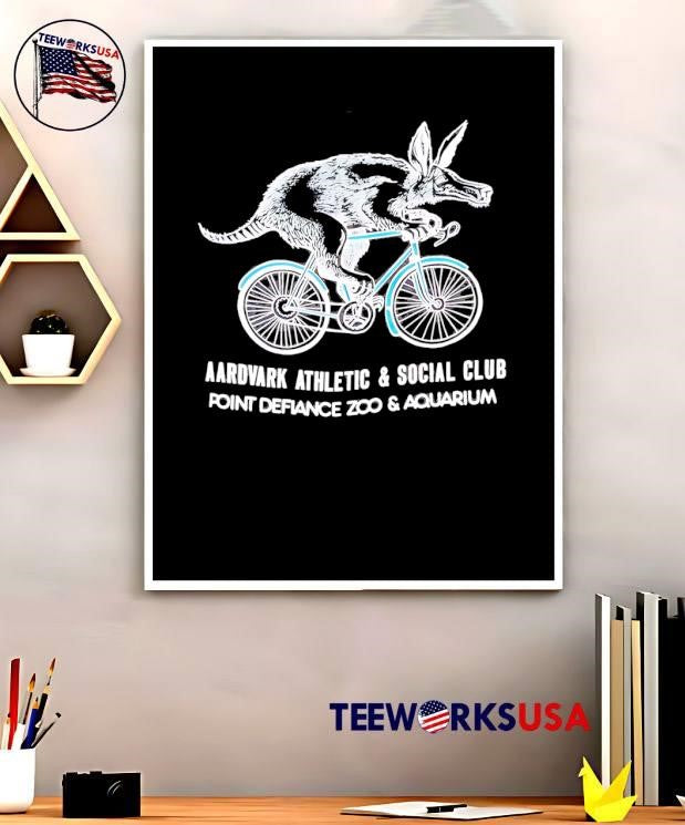 Point Defiance Zoo & Aquarium Aardvark Athletic & Social Club Cycling T-Shirt