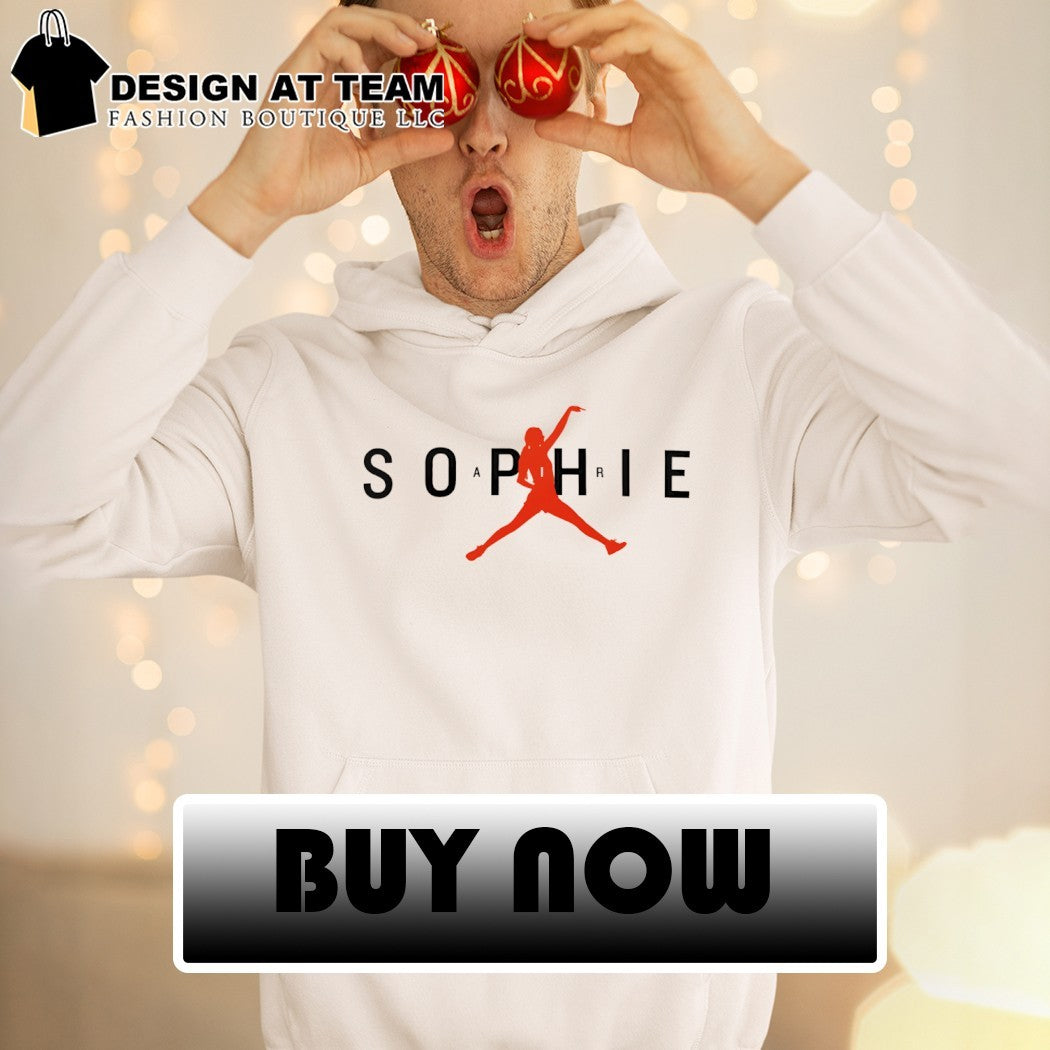 Pointing Sophie Air logo Sophie Cunningham shirt