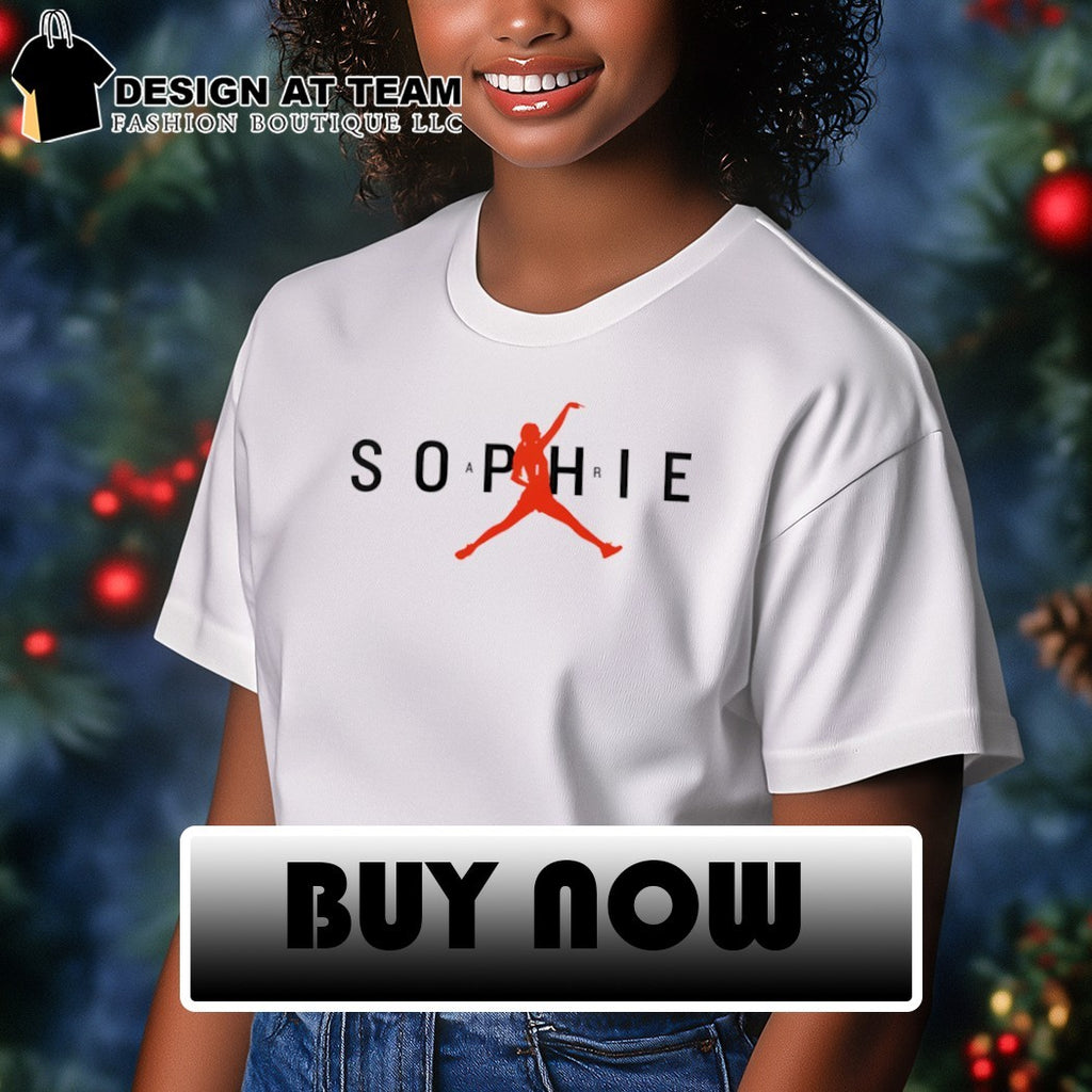 Pointing Sophie Air logo Sophie Cunningham shirt
