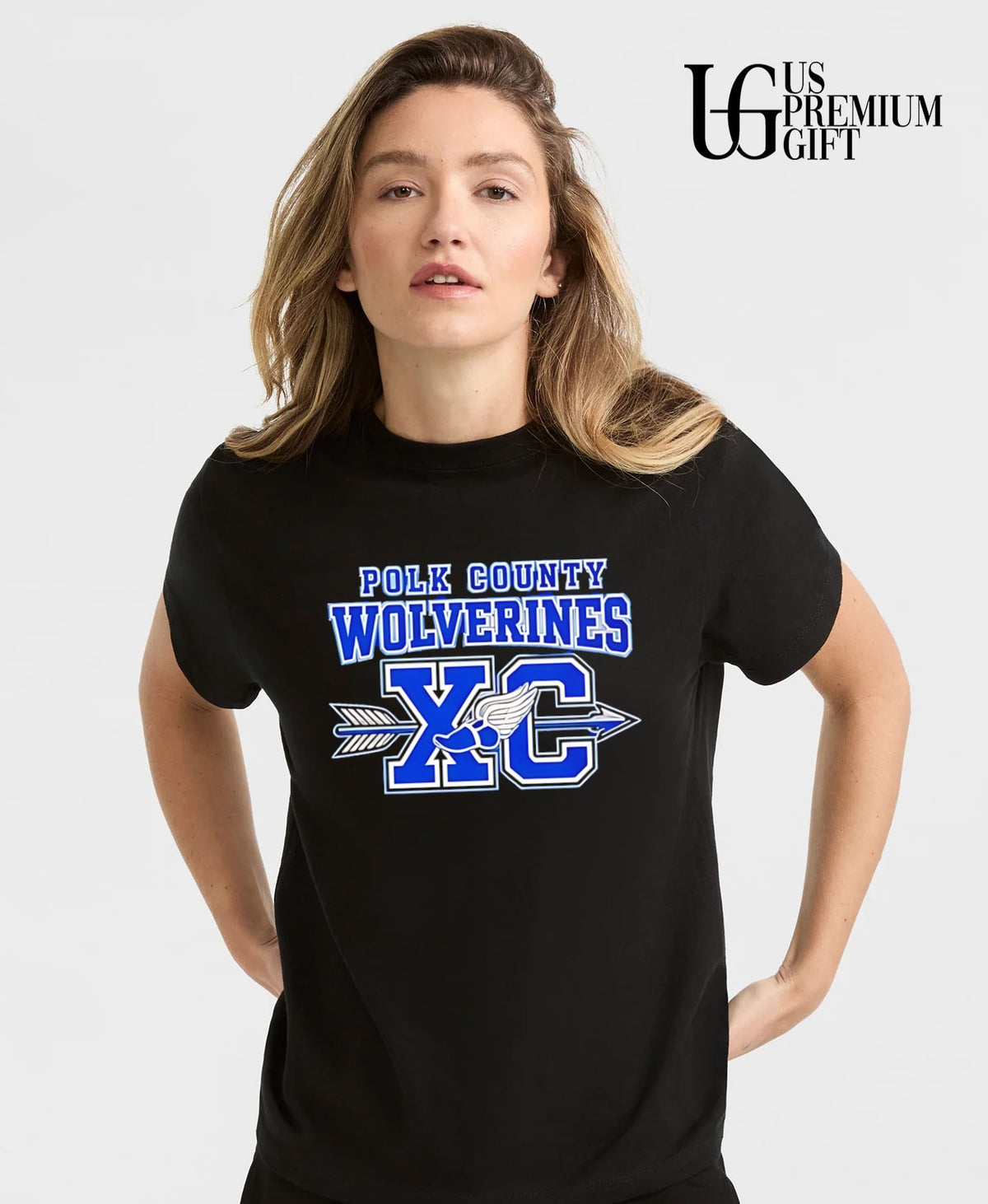 Polk County Wolverines XC Never Quit shirt
