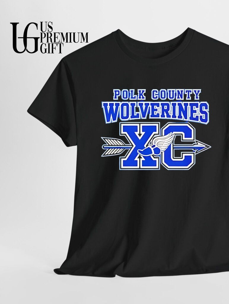 Polk County Wolverines XC Never Quit shirt