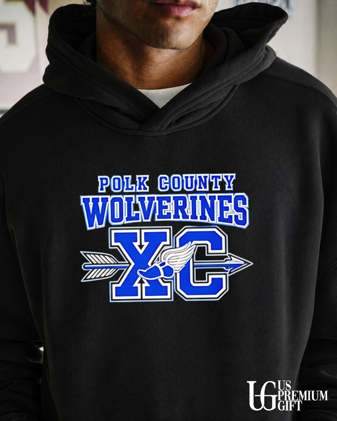 Polk County Wolverines XC Never Quit shirt