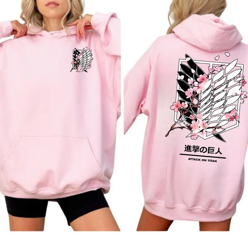 Anime Attrack On Titenn T-shirt/Sweatshirt/Hoodie Two Sides