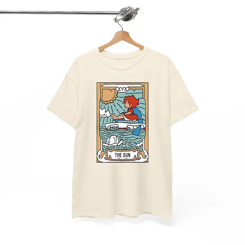 Ponyo Tarot Card Tshirt, Ponyo Tshirt, Studio Ghibli, Anime Shirt Hoodie, Sweatshirt | UrbanDripWear.com