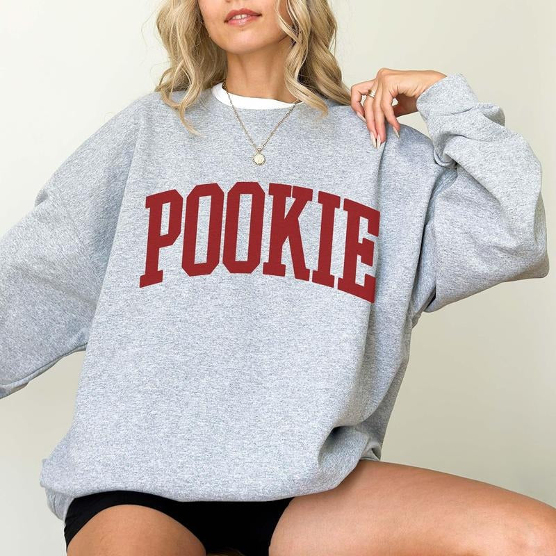 Pookie Sweatshirt, Anniversary Gift, Couples Sweatshirts, Cute Girlfriend Sweater, Aesthetic Pet Name Couples Gift...