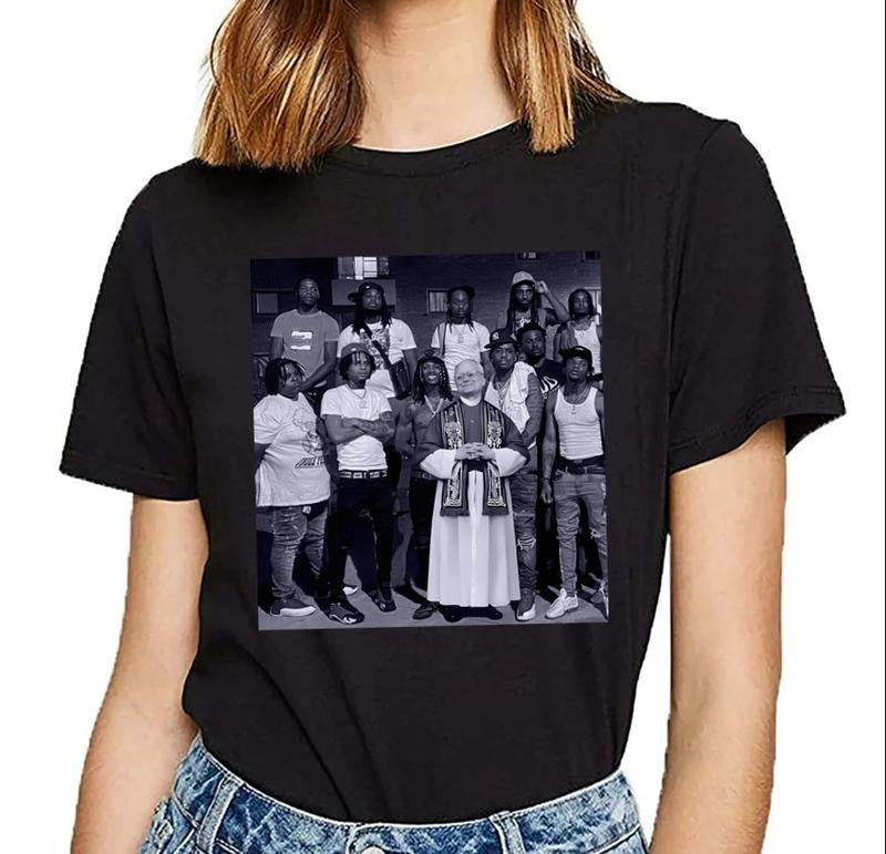 Pope Leo XIV (2025) Shirt, Pope From Oblock Shirt, American Pope T-Shirt, Funny Shirt Hoodie, Sweatshirt | UrbanDripWear.com